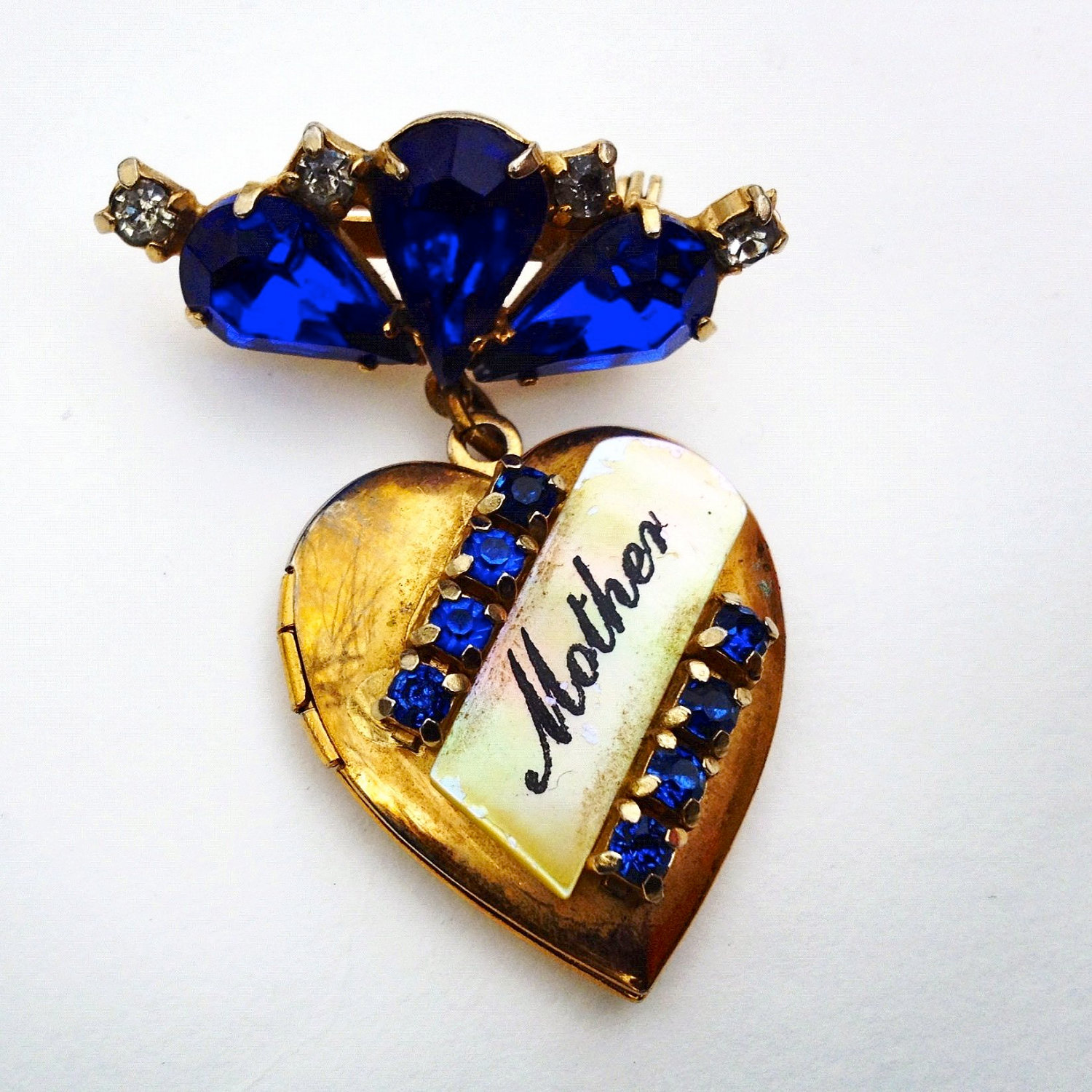 mothers day heart locket / 40s antique heart locket brooch / gift ideas for mom il fullxfull 333665219 Vintage Finds of the Week May 7th