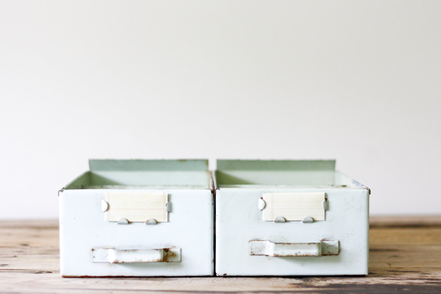 Mint Green Vintage Industrial Metal File Drawers, Set of Two il fullxfull 337491433 Favorite Vintage Finds of the Week June 4th