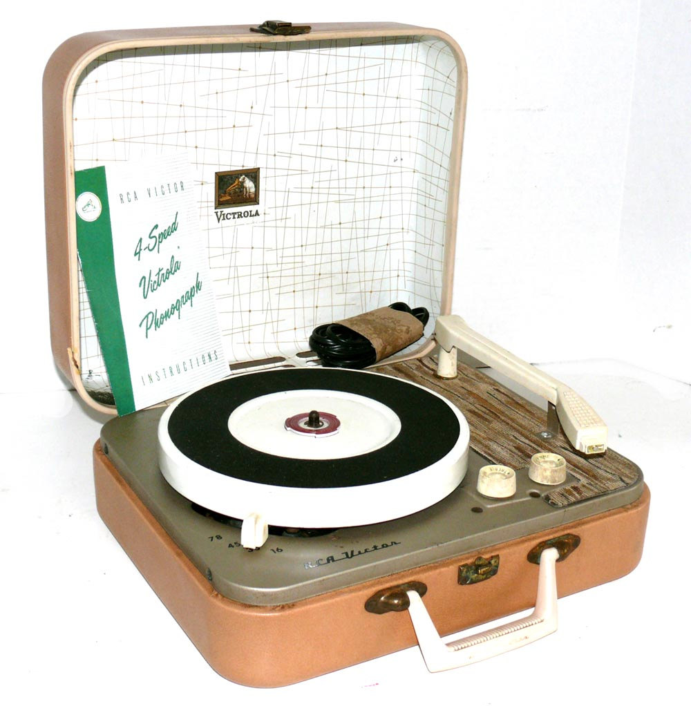 1950's RCA Tan Portable Record Player il fullxfull 3427146731 Favorite Vintage Finds of the Week June 11th(Father Knows Best)