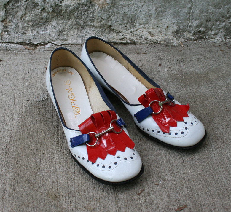 60s Red White and Blue Shoes il fullxfull 251716534 Favorite Vintage Finds of the Week July 2nd