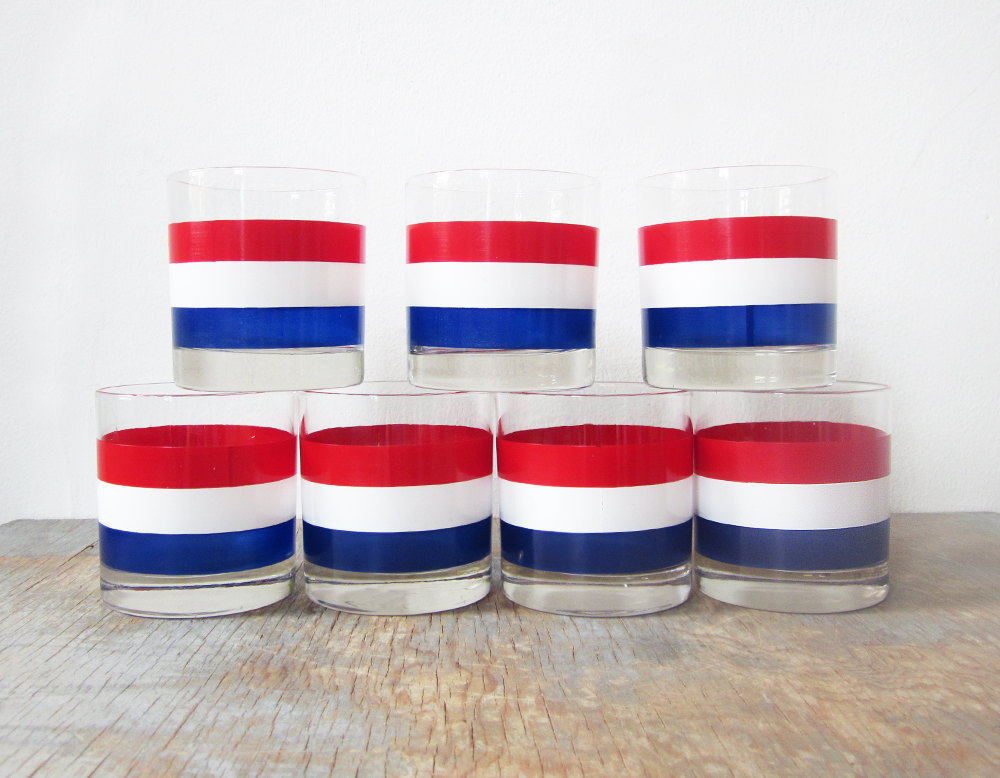 vintage 4th of july glasses il fullxfull 352992921 Favorite Vintage Finds of the Week July 2nd