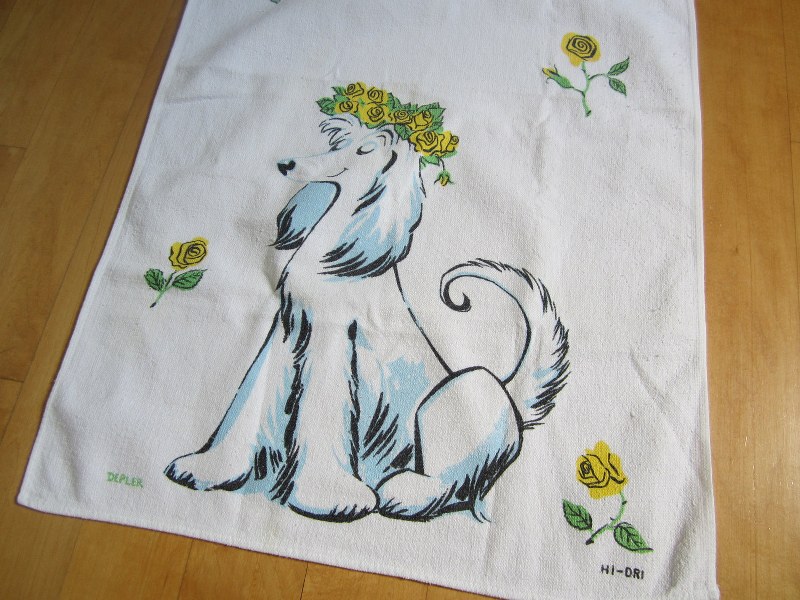 Vintage Dog Towel Hi Dri Depler il fullxfull 355961188 qe0e 800x600 Favorite Vintage Finds of the Week August 20th