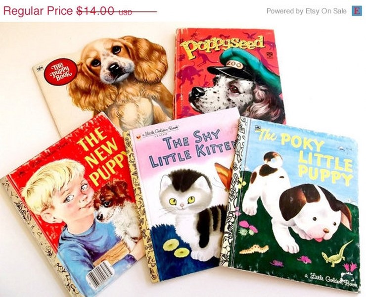 Vintage Cats and Dogs Story Books il fullxfull 364355716 740x600 Favorite Vintage Finds of the Week August 20th