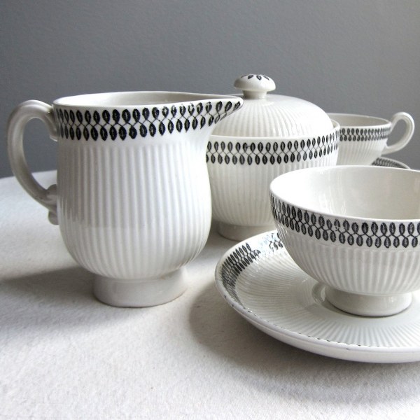 Upsala Ekeby Partial Tea Service - Swedish Modern Ceramic Tea Set 1950s il fullxfull 329808955 600x600 Favorite Vintage Finds of the Week October 22nd