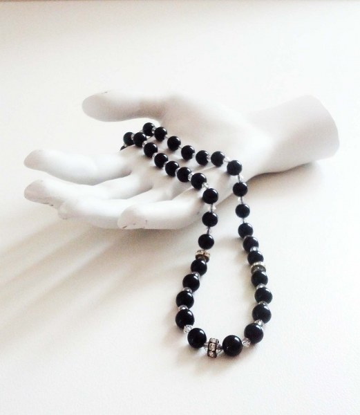 Elegant Vintage 1950s Black Glass & Crystal Necklace with Rhinestones il fullxfull 364216018 lwom 521x600 Favorite Vintage Finds of the Week October 22nd