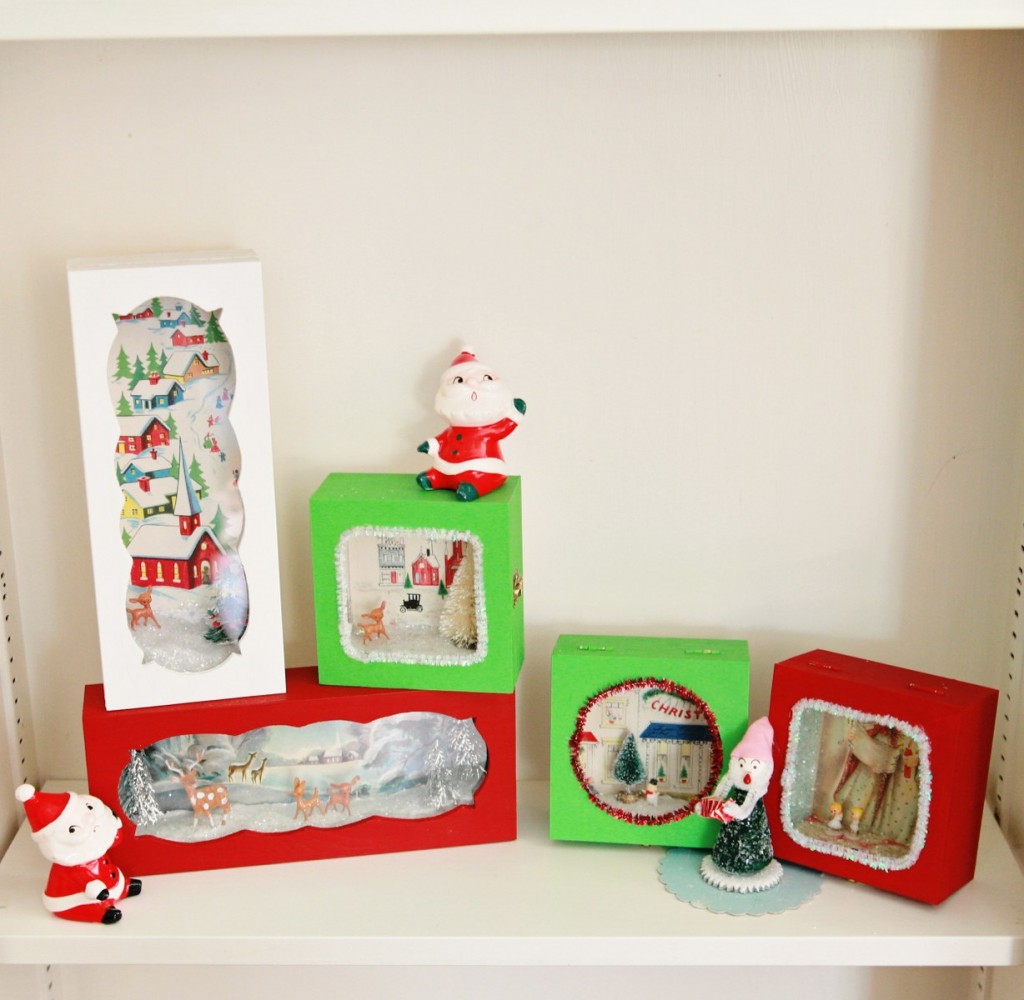 IMG 5432 1228x1200 1024x1000 DIY Cute Vintage Christmas Card Boxes