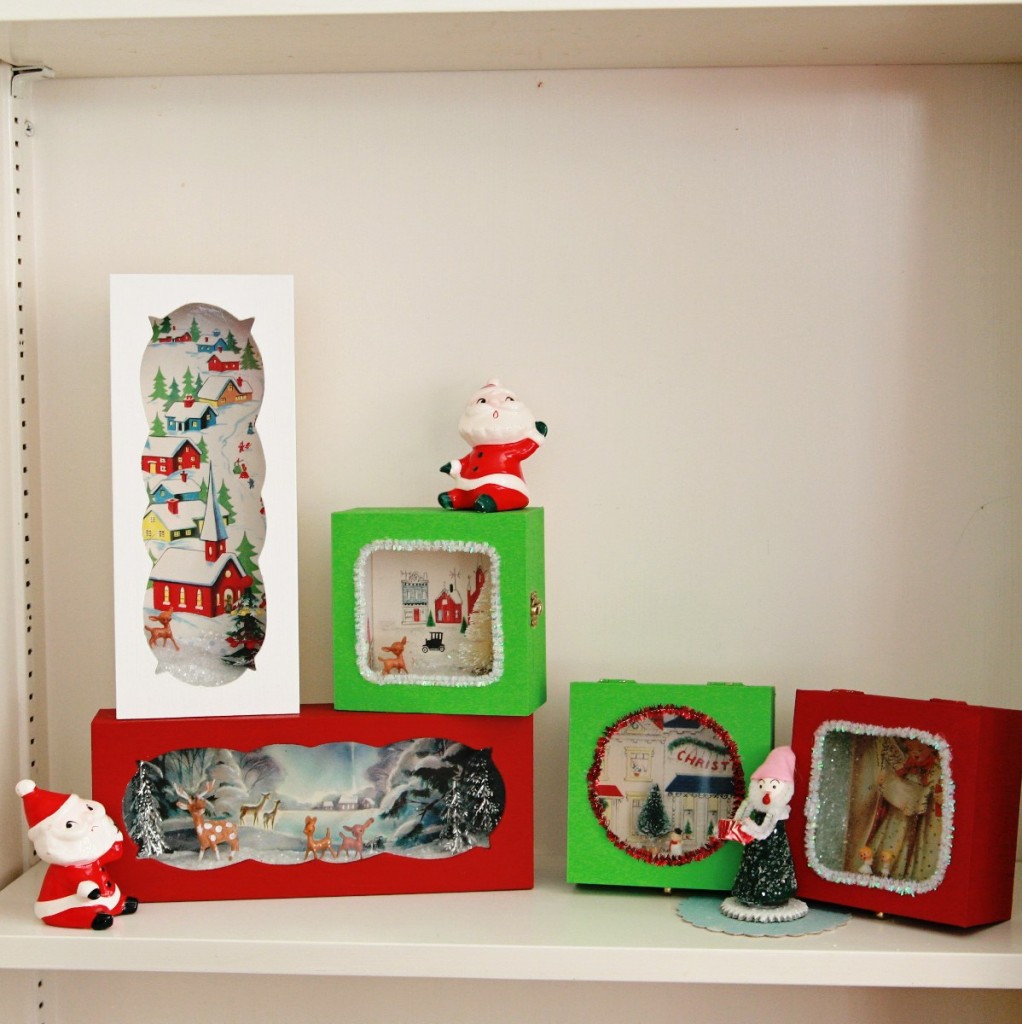 IMG 5435 1198x1200 1022x1024 DIY Cute Vintage Christmas Card Boxes