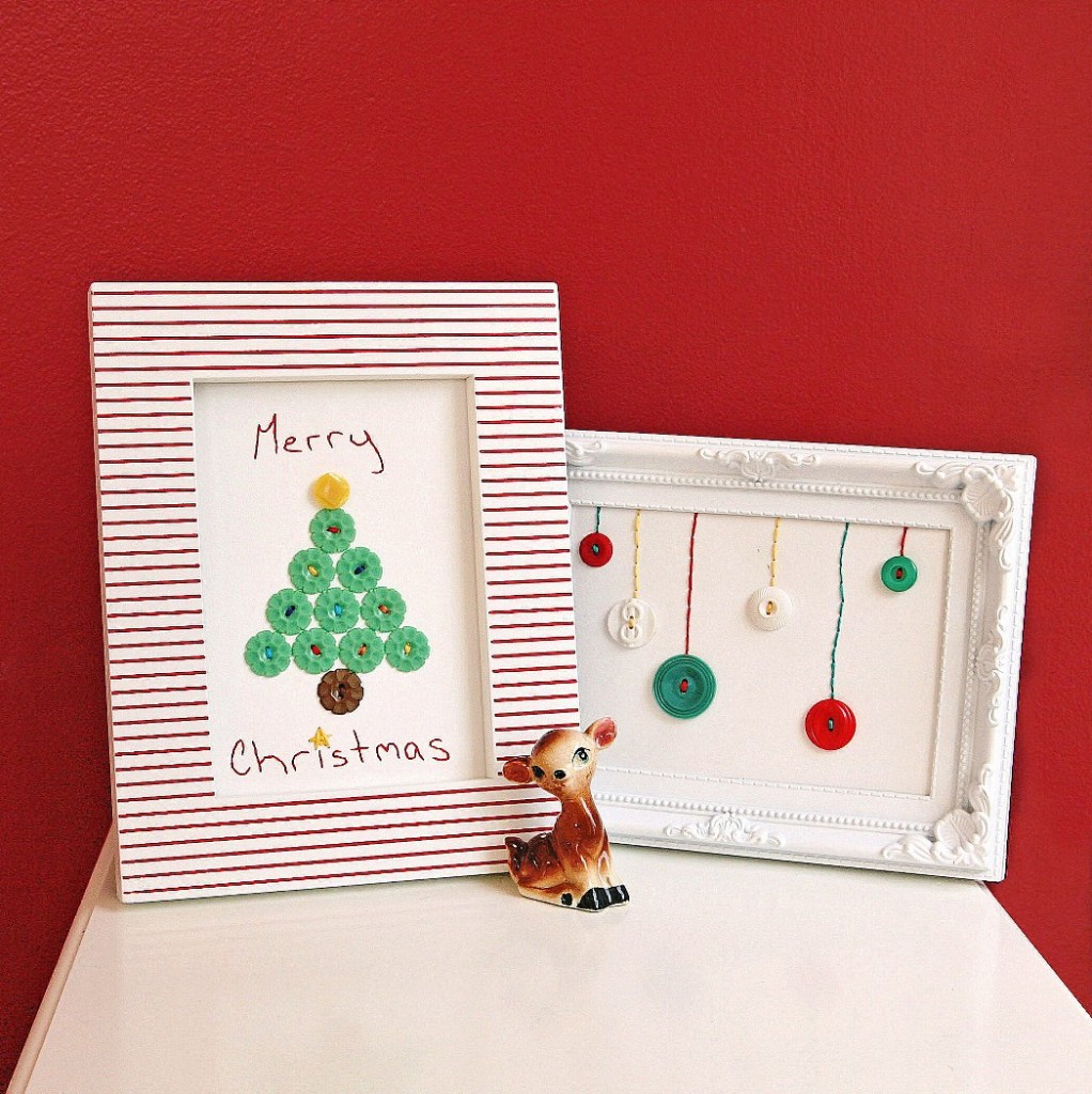 IMG 5600 1048x1050 1022x1024 DIY Holiday Themed Framed Vintage Buttons