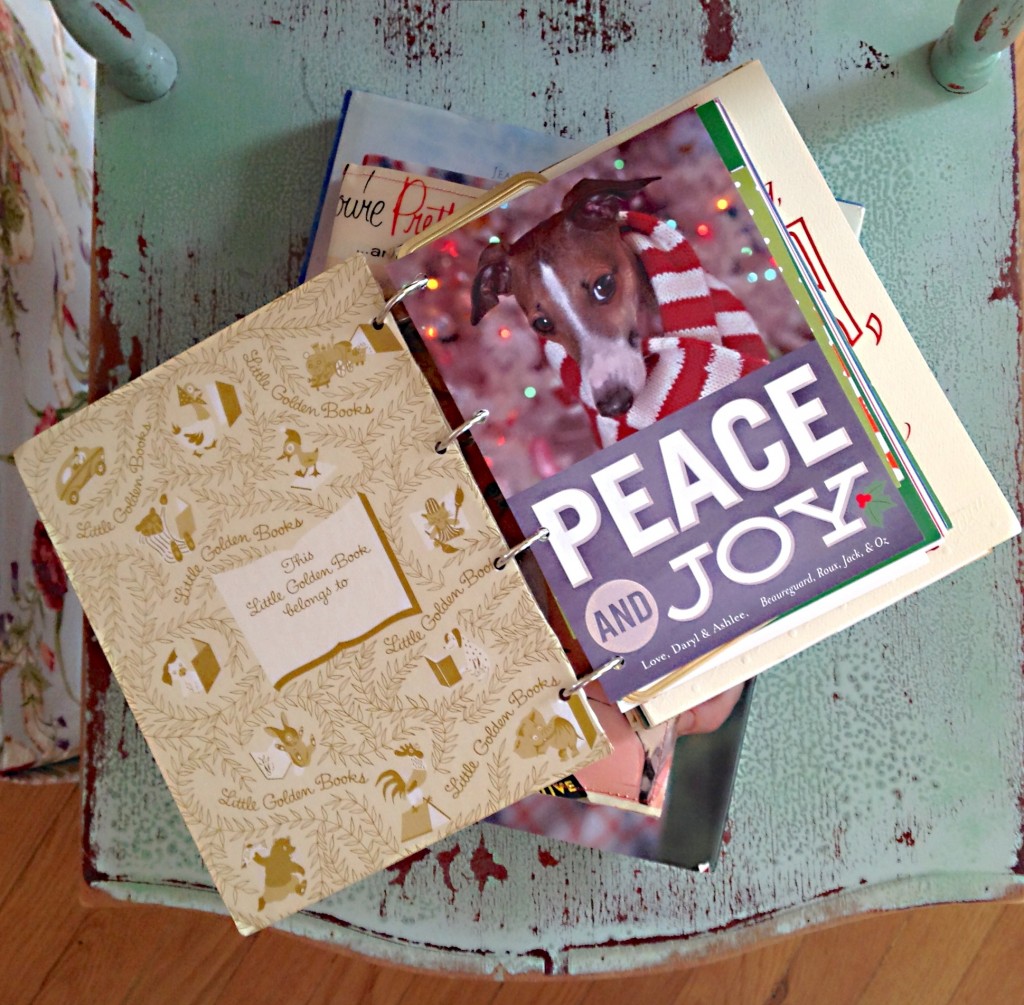  DIY Christmas Card Book