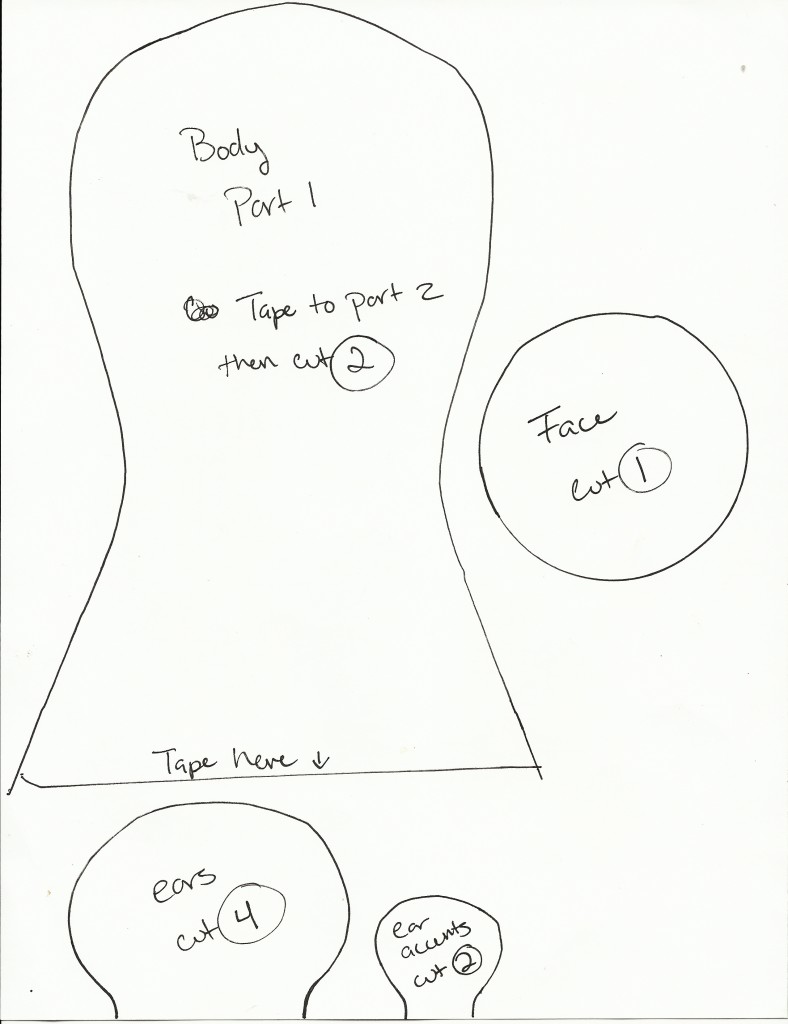 bear pattern part 2 788x1024 DIY Gift Card Bear