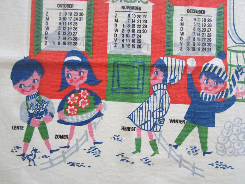 Vintage Calendar Towel 1966 il fullxfull.337849150 Favorite Vintage Finds of the Week December 31st