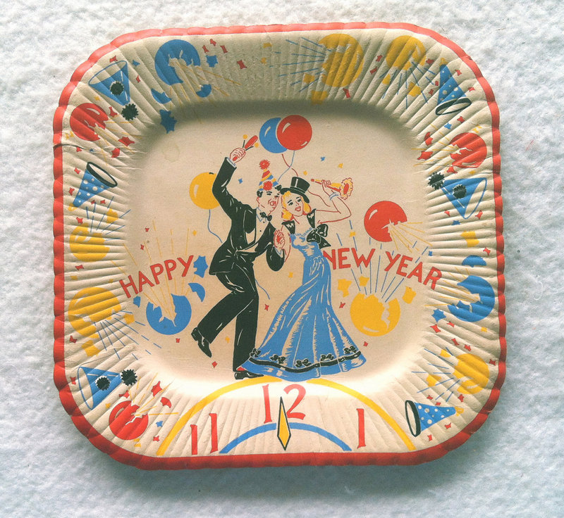 Vintage New Year's Paper Party Plate il fullxfull.393884099 dh5p Favorite Vintage Finds of the Week December 31st