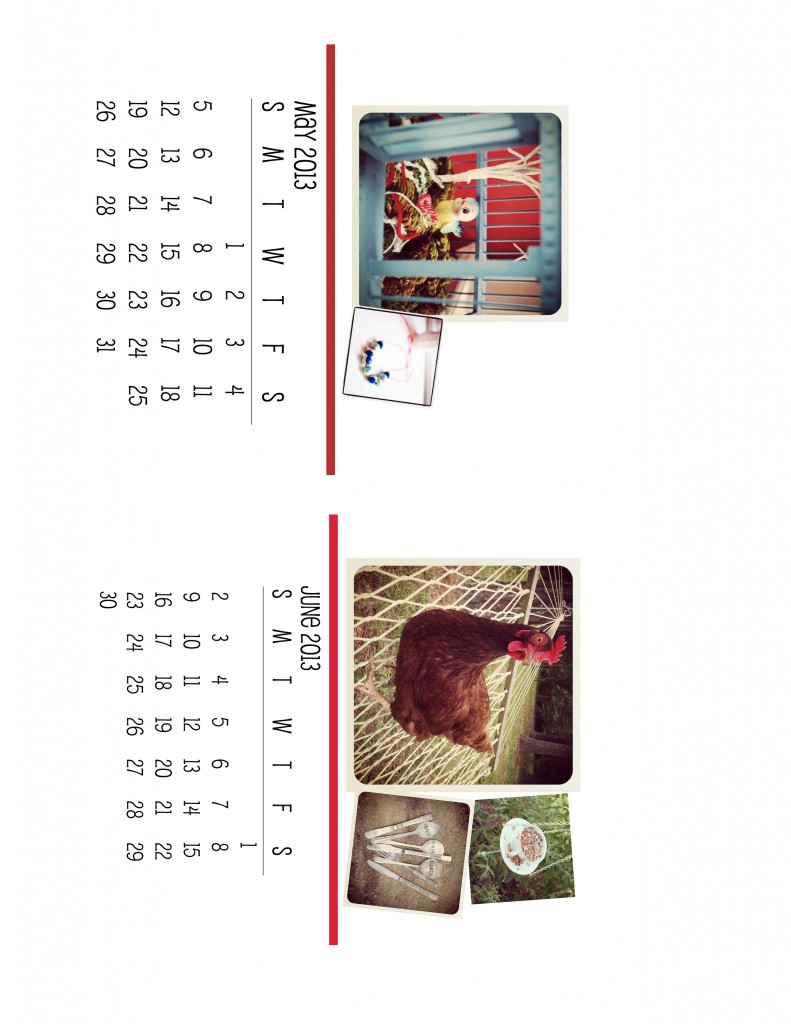 3 791x1024 Free Printable 2013 Calendar