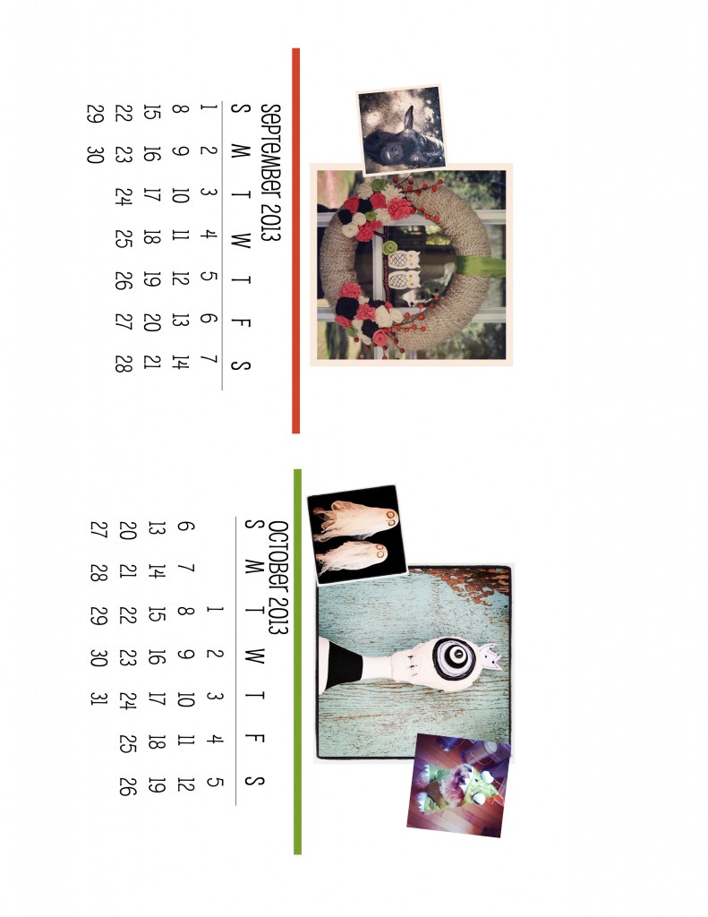 5 791x1024 Free Printable 2013 Calendar