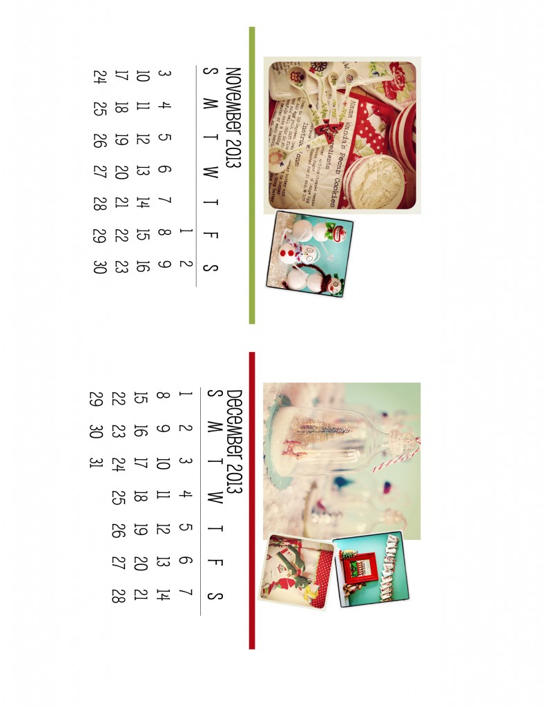 6 791x1024 Free Printable 2013 Calendar