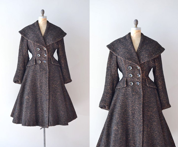 vintage 1950s coat / wool 50s princess coat / Sturm und Drang il fullxfull.397204451 8wam 723x600 Favorite Vintage Finds of the Week January 14th