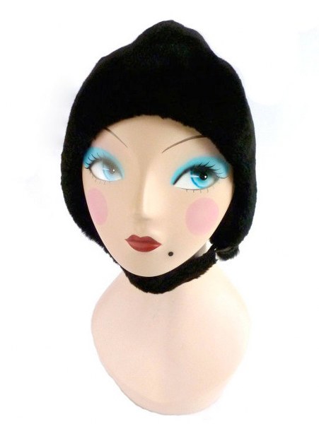 Vintage Faux Fur Bonnet // Winter Pixie Hat il fullxfull.412437859 bcay 451x600 Favorite Vintage Finds of the Week January 14th