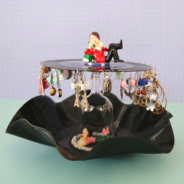 IMG_0993_599x600 IMG 0993 599x600 Upcycled Record Earring Organizer