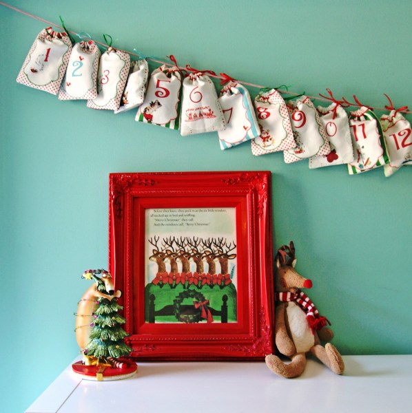 Hessian advent calendar 2025 bags